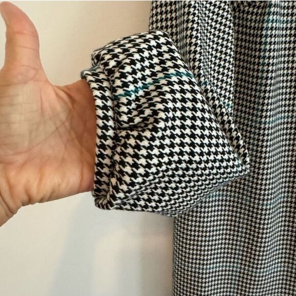 Zara Trufacula Houndstooth black and white Size 6 - Picture 4 of 10